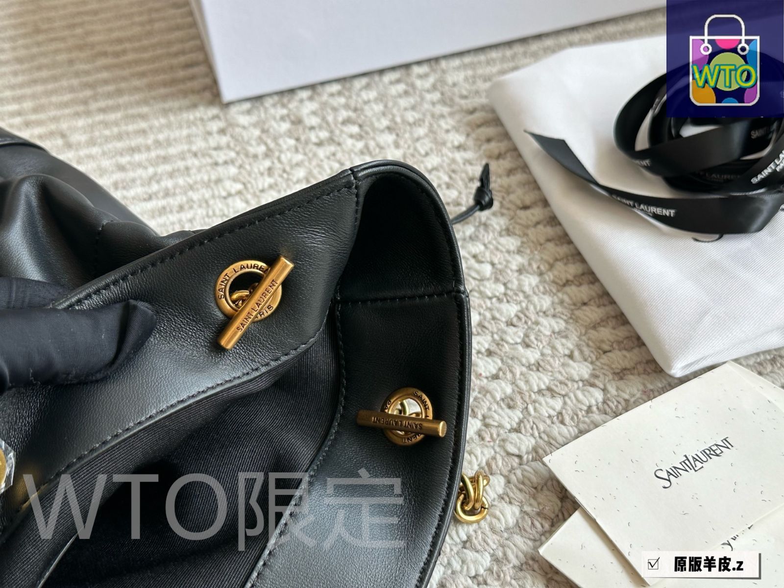 Saint Laurent サンローラン ミニドローストリング トートバッグ 三越伊勢丹 | SAINT LAURENT/サンローラン_women通販 | サック