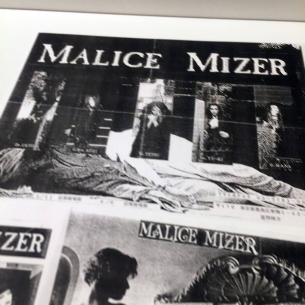 即決 超初期 MALICE MIZER モノクロコピー時代 公式フライヤー