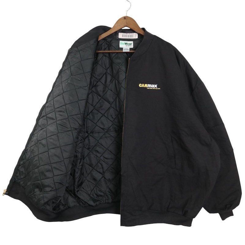 Uni Wear キルティングライナー ワークジャケット 大きいサイズ古着 メンズUS-6XLサイズ ブラック系 jc-0282 KANDAIZUMI_COM