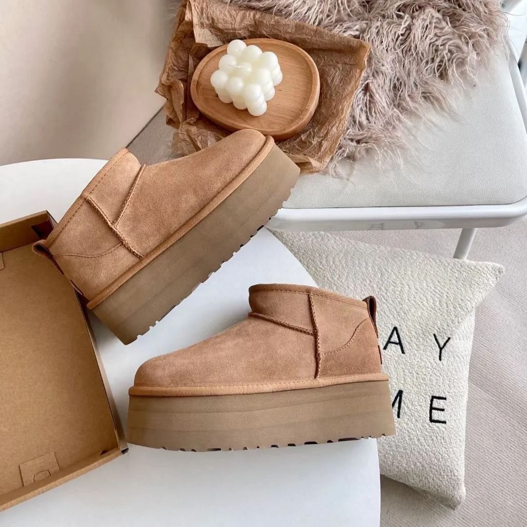 UGG アグ ブーツ クラッシック ミニプラット フォーム Chestnut