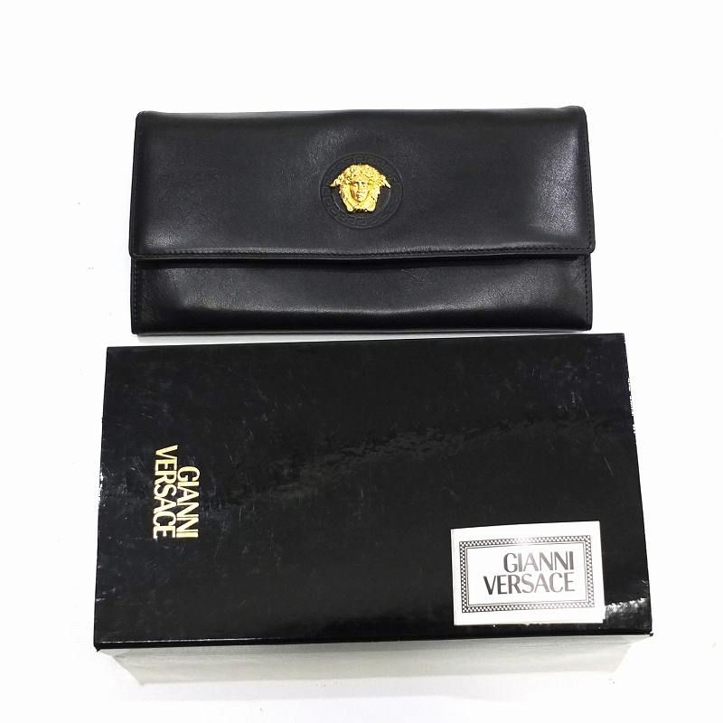 GIANNI VERSACE ヴェルサーチレザー長財布