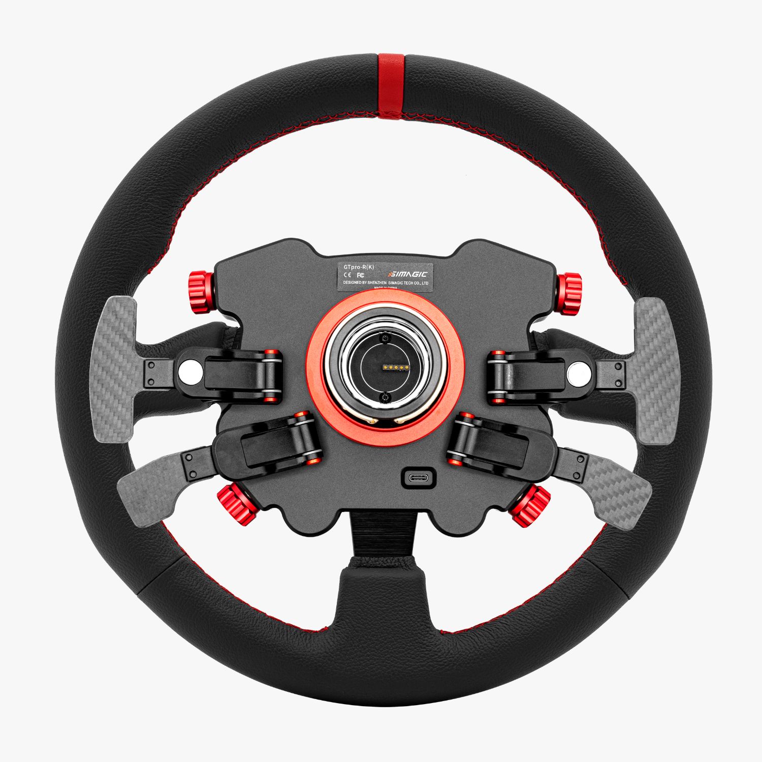 Simagic GT Pro HUB(K) レザー 国内正規品 ステアリングホイール シム 