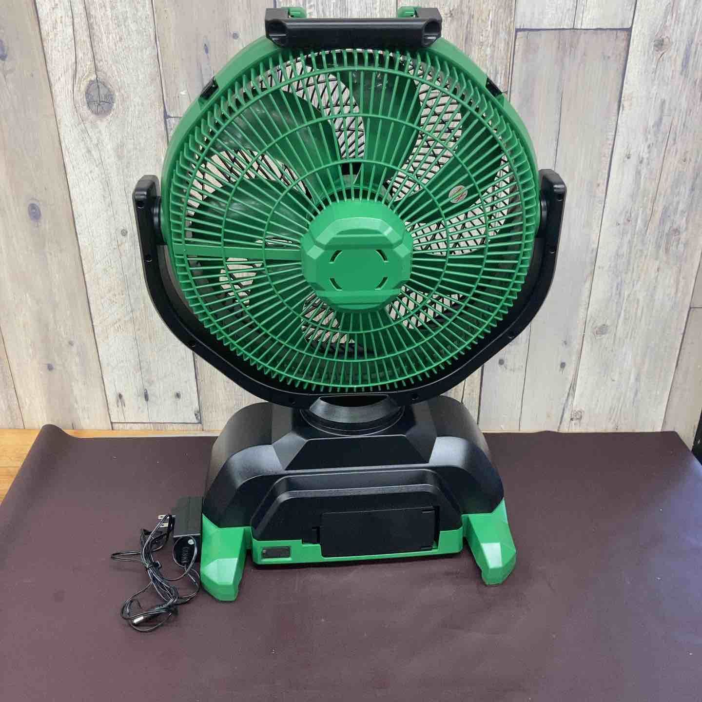 日立 HIKOKI コードレスファン UF 18DSAL(NN)中古品 HiKOKI(ハイコーキ) 18Vコードレスファン 本体 UF18DSALの通販