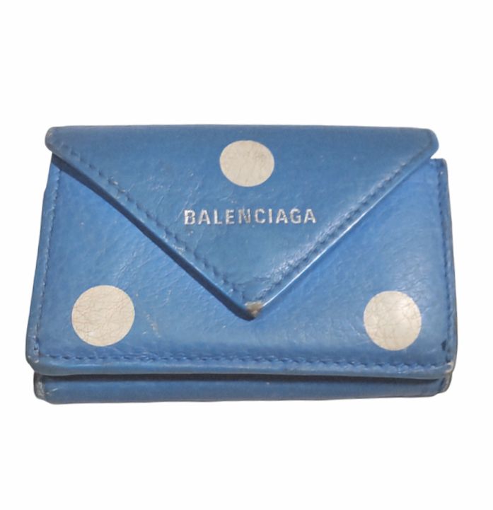 USED中古品】 BALENCIAGA バレンシアガ ドット 水玉 391446 ペーパー 