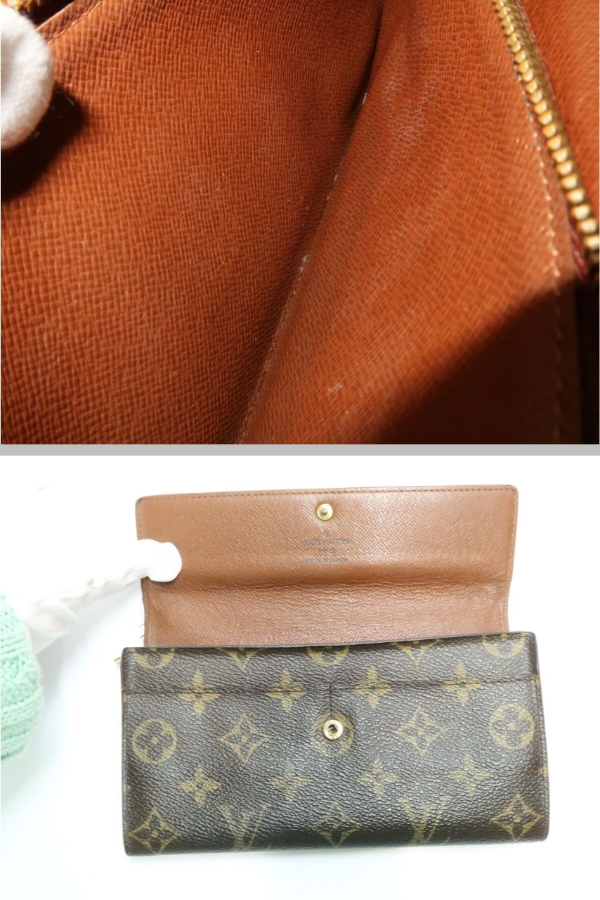 ルイヴィトン モノグラム ポシェット ポルトモネクレディ 長財布