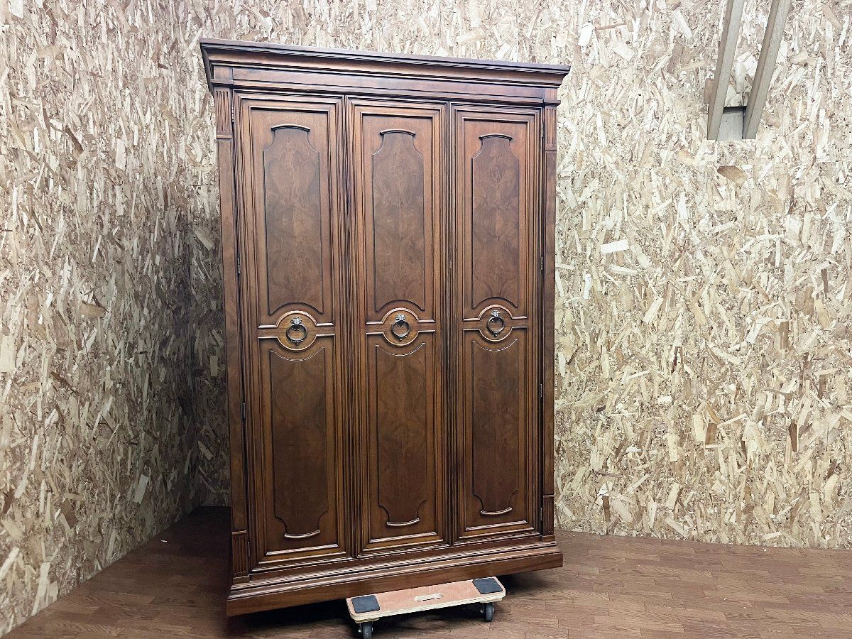 DREXEL HERITAGE ドレクセルヘリテイジ FRANCESCA フランチェスカ ワードローブ 和箪笥 着物 洋服 たんす 収納家具 参考定価90万 貝09253