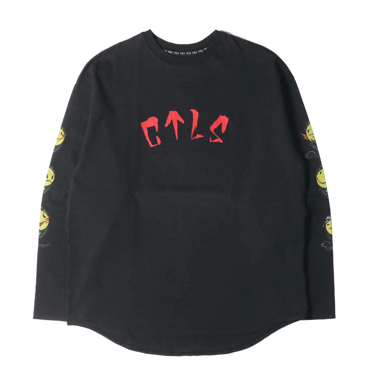 cvtvlist カタリスト　tシャツ　サイズ2 CVTVLIST』カタリスト (2) ラッパープリント 半袖BIG Tシャツ