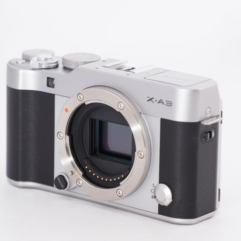 FUJIFILM 富士フイルム ミラーレス一眼 X-A3 ボディ シルバー X-A3-S