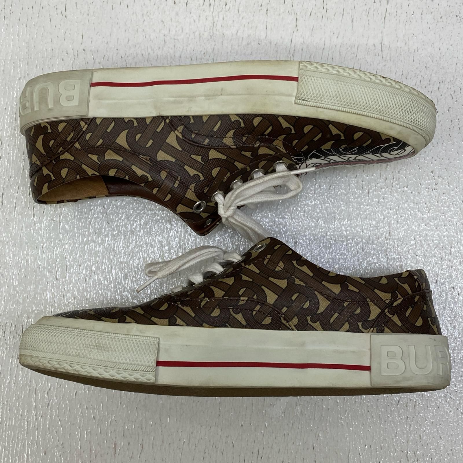 加古川店】 中古 BURBERRY London England | バーバリーロンドンイングランド スニーカー WILSON TBモノグラム  8018754 23.5cm 【128】 - メルカリ