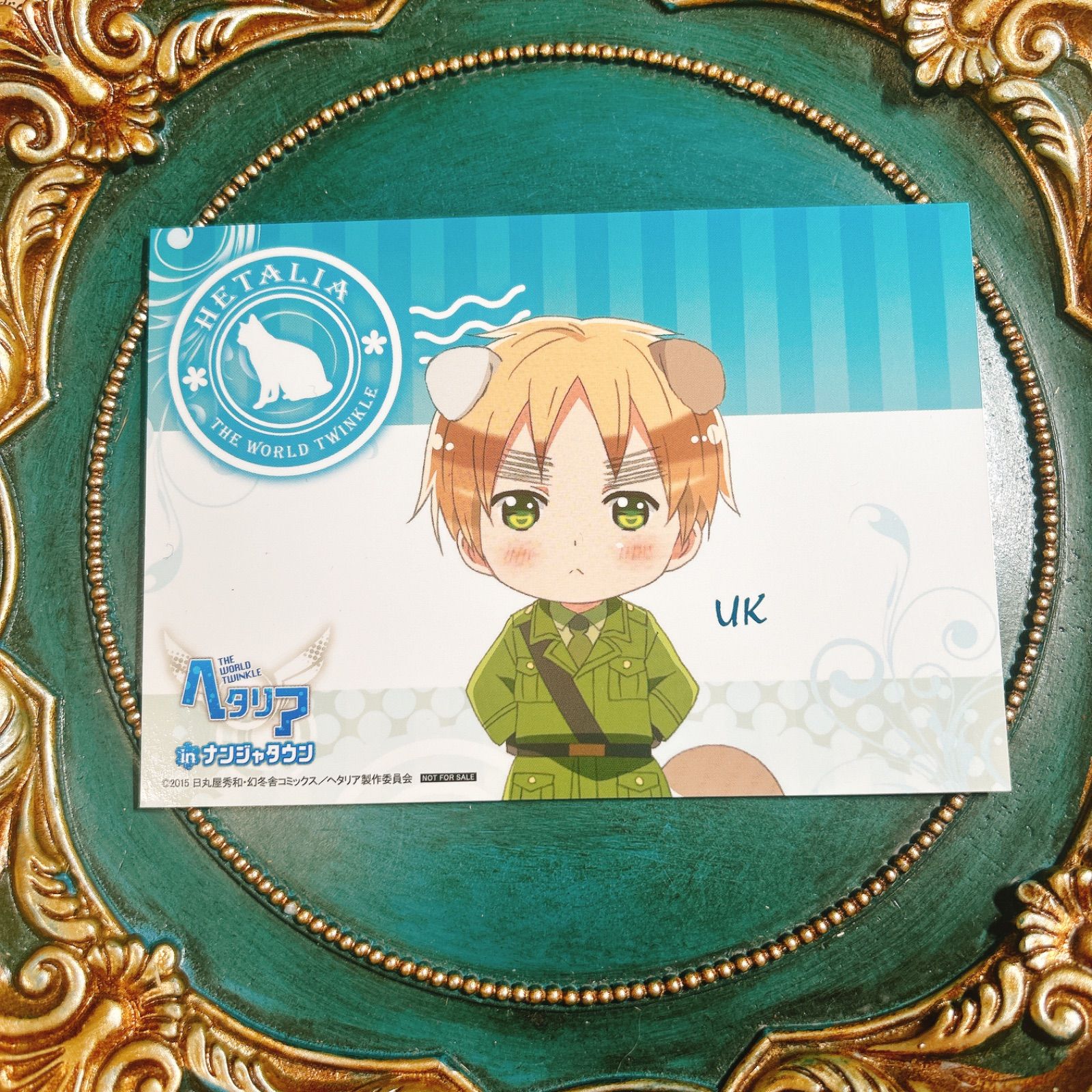 ヘタリア　ブロマイド　イギリス ヘタリア キャラクター CD 2 アニメイト 特典 ブロマイド