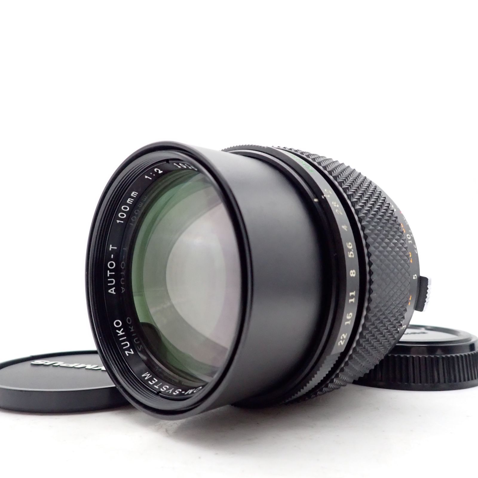 極上品 OLYMPUS OM ZUIKO AUTO-T 100mm f2 テレフォト 単焦点
