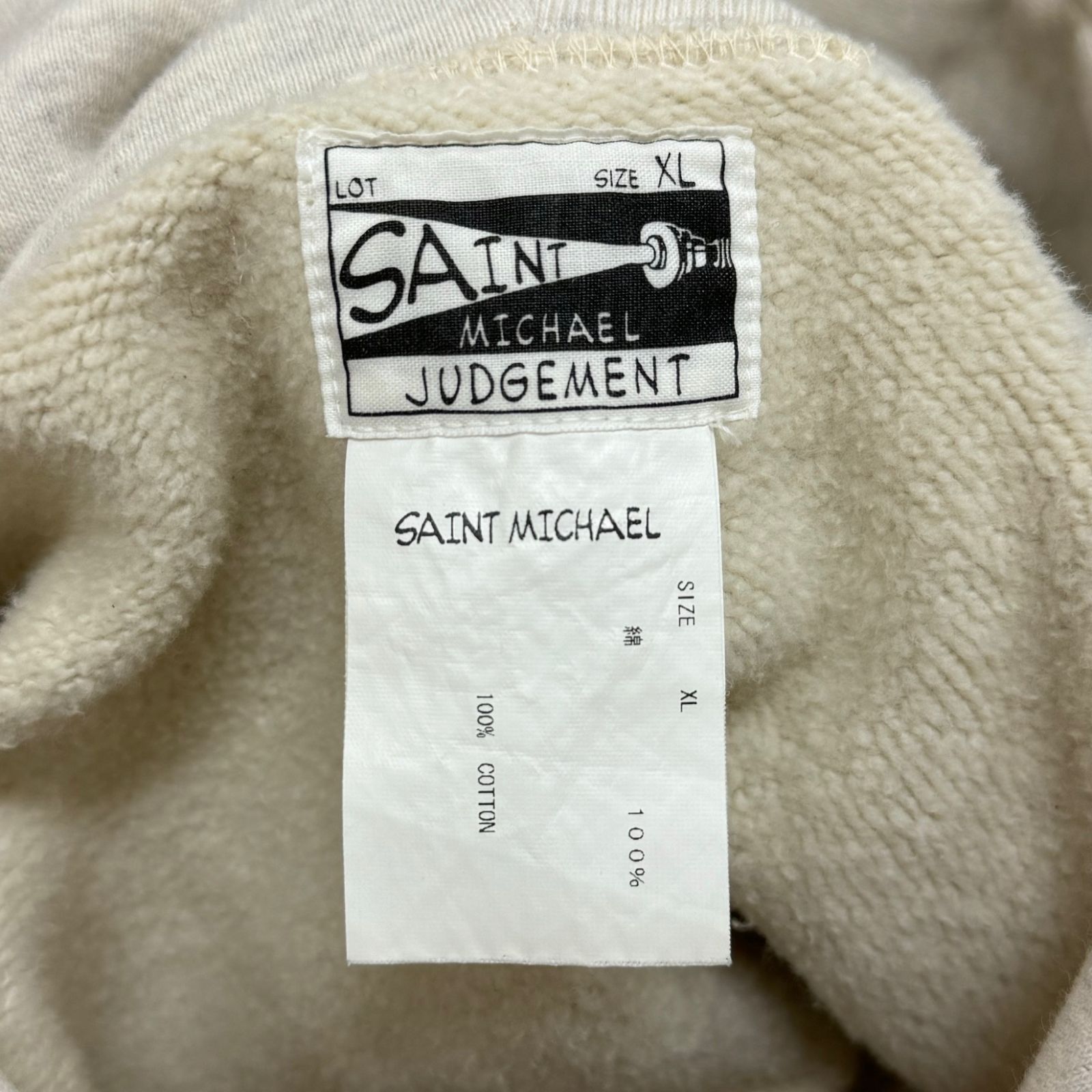 SAINT MICHAEL 20AW SM7 Hoodie キリスト プリント スウェット フーディ パーカー セントマイケル  SM-A20-0000-013 XL 68534A4