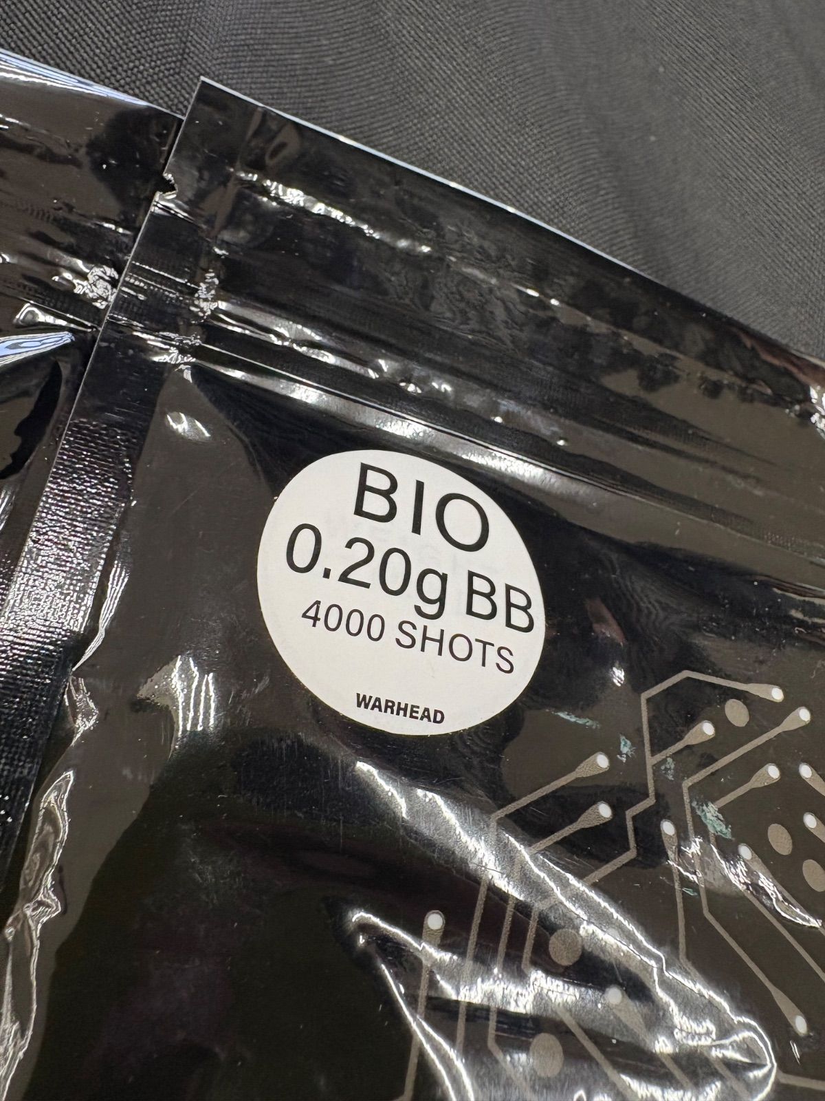 WARHEADバイオBB弾3袋セット（ボトル用シール×3付き）
