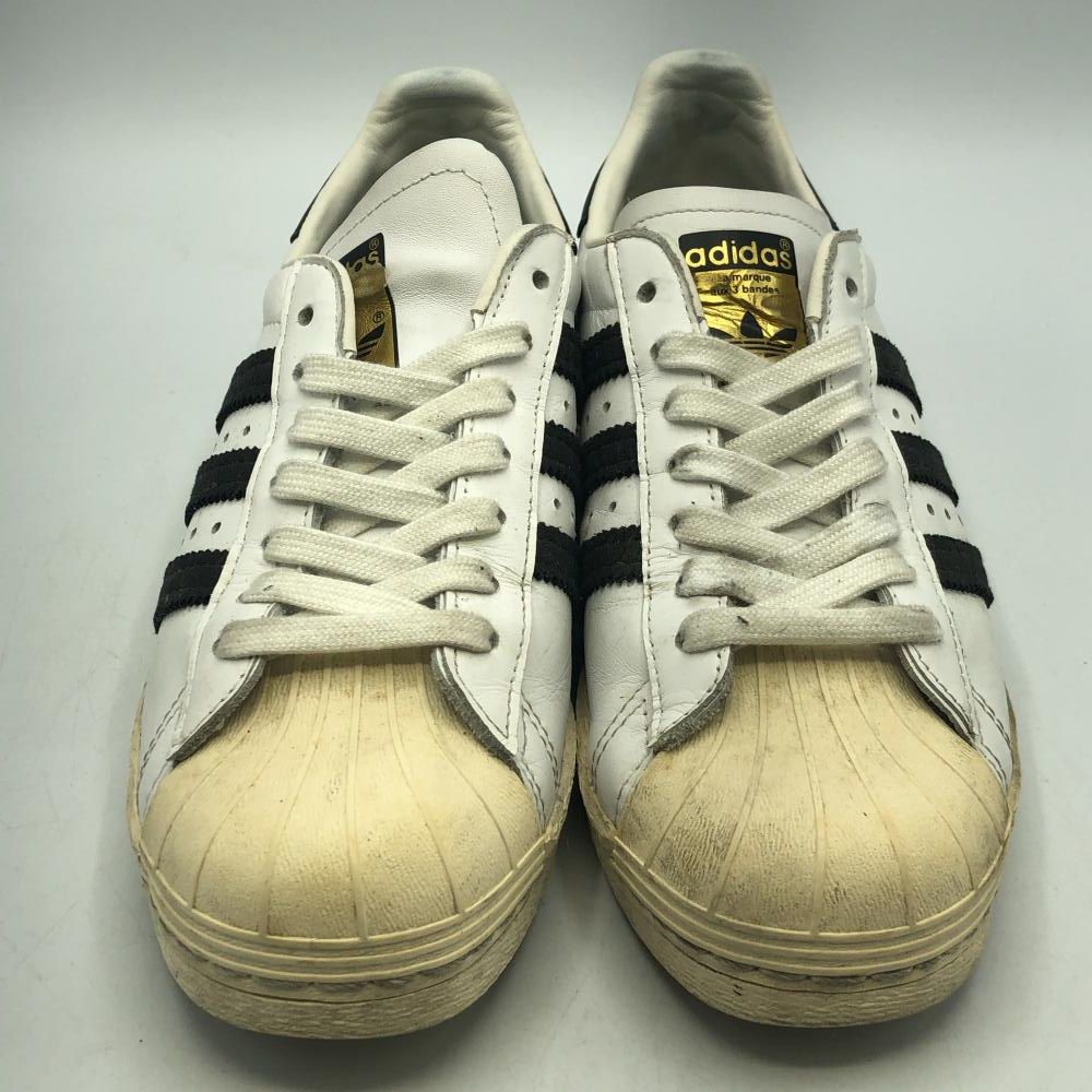 中古】adidas SUPERSTAR 80S サイズ23.5㎝ G61070 金ベロ 中古】adidas SUPERSTAR 80S サイズ23.5㎝ G61070 金ベロ