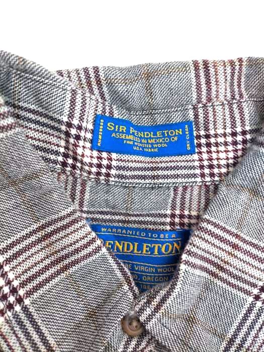 ペンドルトン PENDLETON SIR PENDLETON ウール ボタンダウンチェック