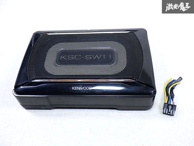 ★KENWOOD 150Wサブウーハー KSC-SW11 ★動作良好・美品 Amazon.co.jp: Kenwood KSC-SW11コンパクトパワー内蔵型サブ