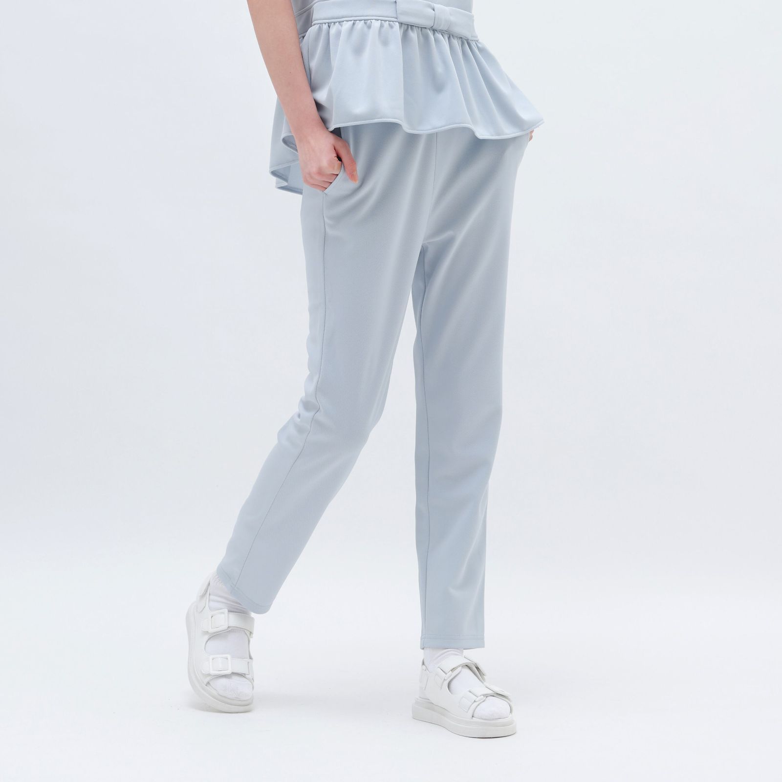 医療スクラブ 医療ユニフォーム おしゃれスクラブ Pants_BABYBLUE