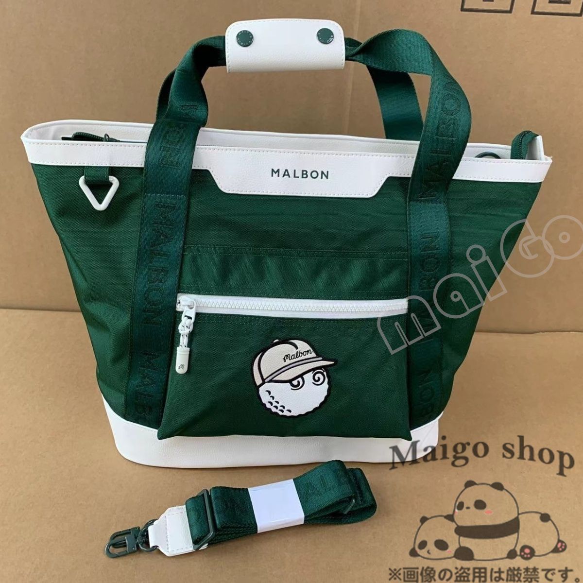 【人気商品】Malbon Golf マルボンゴルフ トートバッグ ハンドバッグ ショルダーバッグ カートバッグ 安定感 耐摩耗性 2色