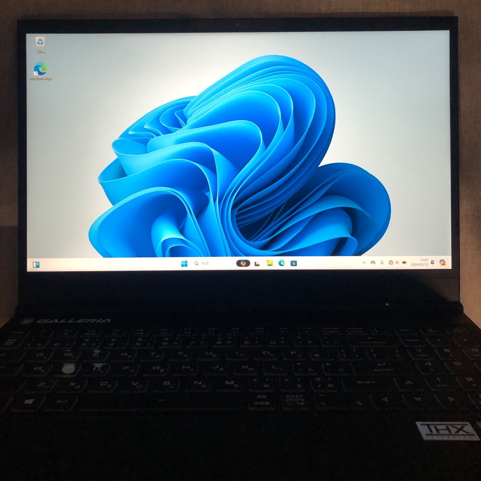 バッテリー良好】ゲーミングノートPC GALLERIA ガレリア GCL1650TGF 