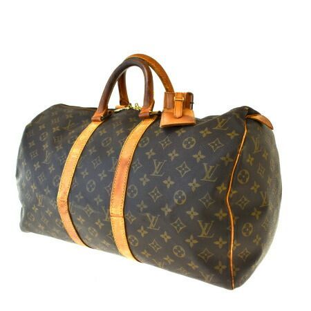 【中古】 ルイヴィトン LOUIS VUITTON キーポル 45 ボストンバッグ ハンド トラベル 旅行かばん モノグラム レザー M41428 83SB517