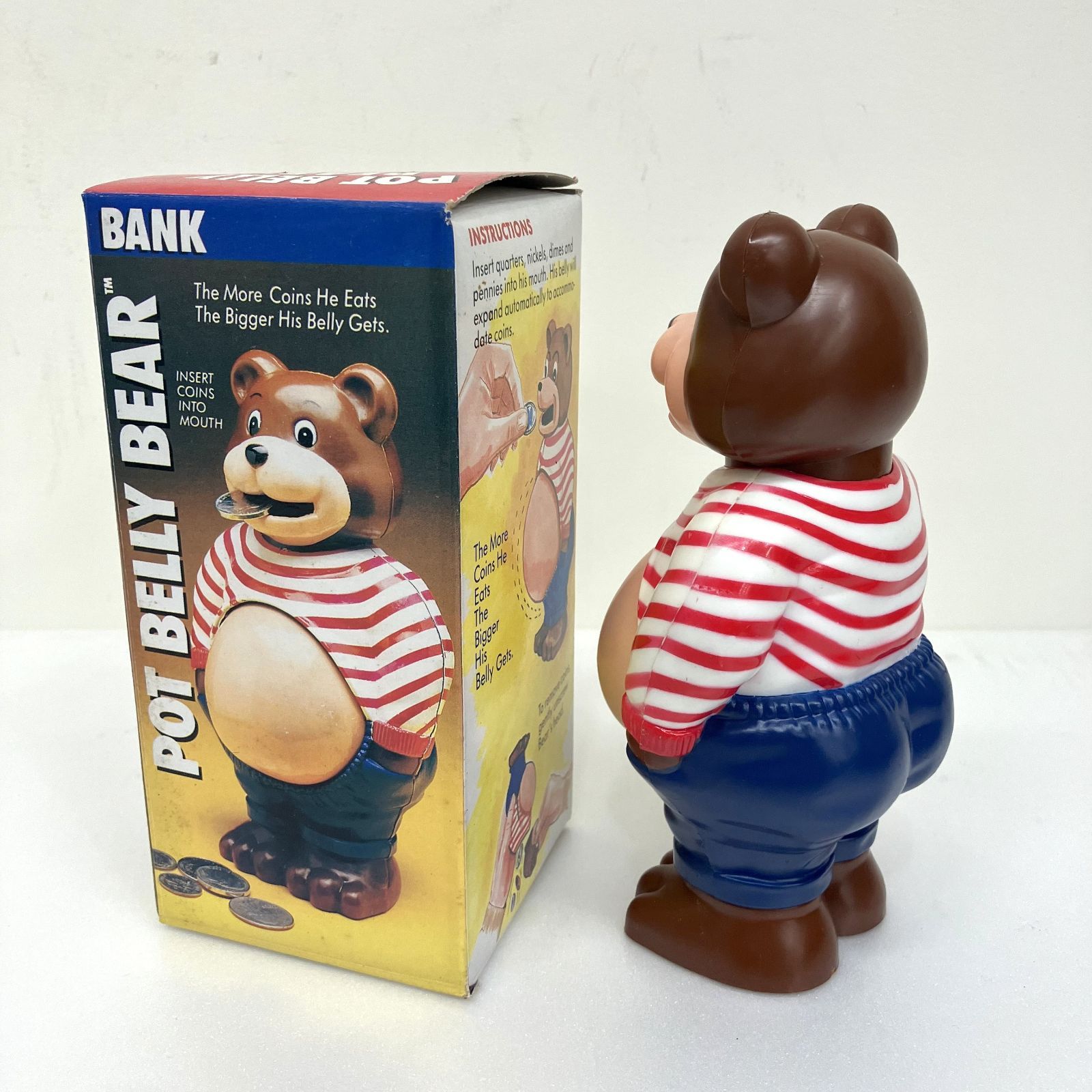 POT BELLY BEAR 貯金箱 ビンテージ レトロ 雑貨 - メルカリ