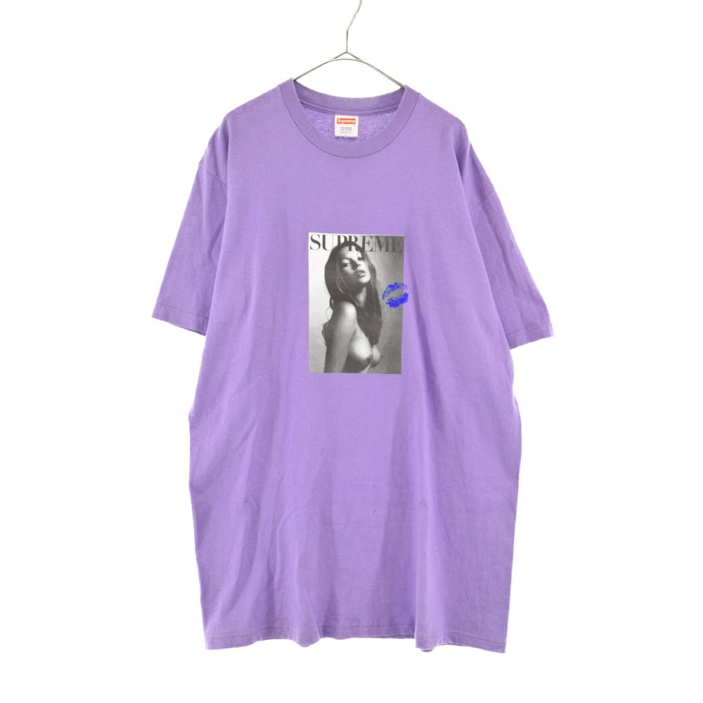 SUPREME (シュプリーム) 06SS Kate Moss Tee ケイトモスフォトクルーネック半袖Tシャツ カットソー パープル