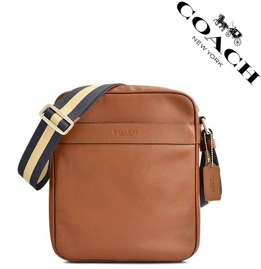 【セール中】COACH コーチバッグ F54782 サドル ショルダーバッグ チャールズ フライトバッグ 斜めがけバッグ アウトレット品 新品未使用