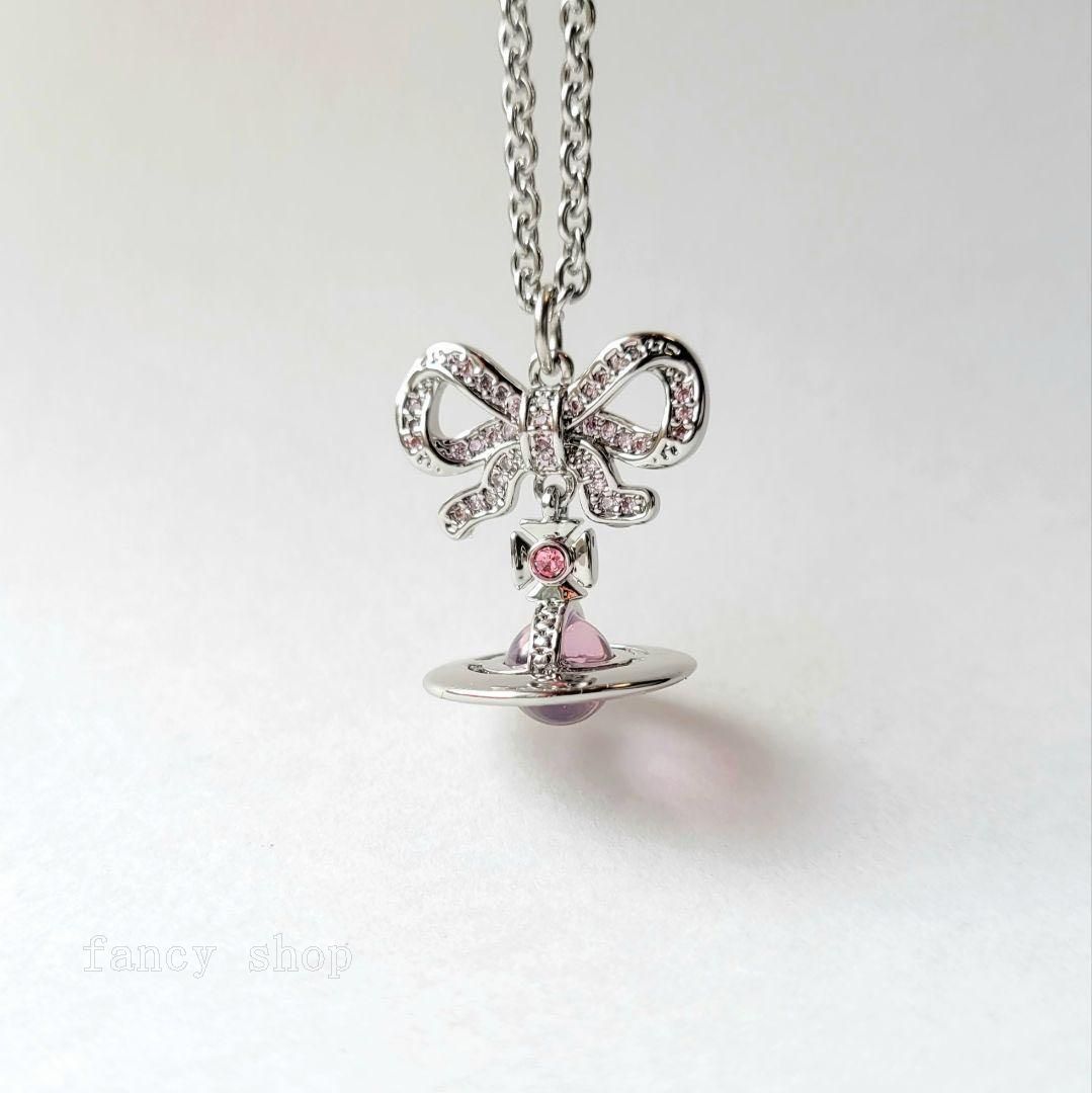Vivienne Westwood リボンドロップオーブネックレス 未使用