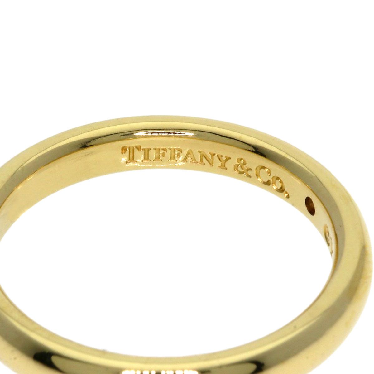 【美品】 ティファニー スタッキングバンド ダイヤ 9号 リング 指輪 A444 TIFFANY&Co.】ティファニー スタッキング バンドリング リング