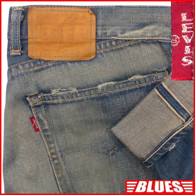 希少・鬼ヒゲ】Levi's 66501 501XX 復刻 赤耳 日本製 W34