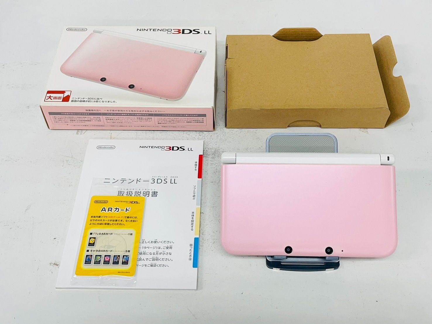 即日発送 Nintendo 3DS LL ピンク /ホワイト 本体 SPR-001 動作確認  