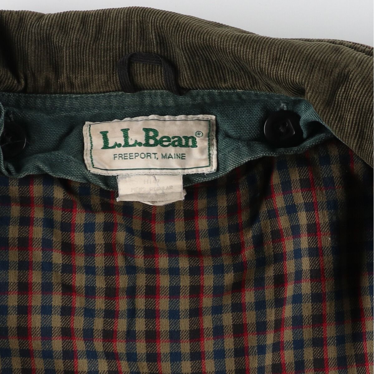 古着 80年代 エルエルビーン L.L.Bean ライナー付き ダック
