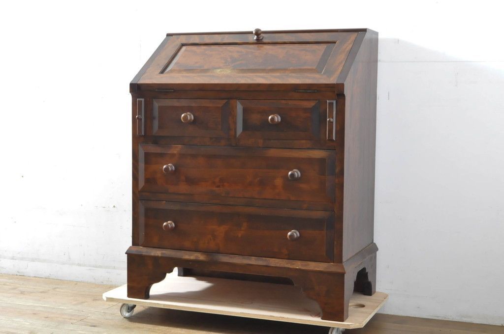 松本民芸家具　高山式ビューロー　机　引き出し　箪笥 松本民芸家具 高山式ビューロー 机 引き出し 箪笥 ☆事前問合せ必須