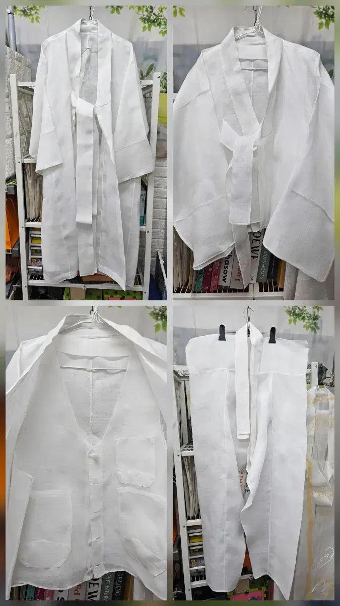 モシ メンズ 夏用韓服セット ジャゴリ ベスト 巻物 パンツ セット 無料 ML11