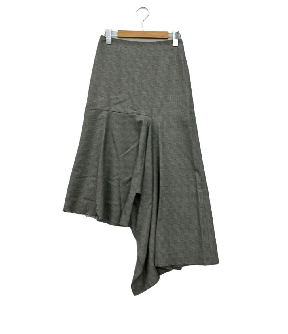 バレンシアガ 変形チェックスカート レディース SIZE 34 S BALENCIAGA