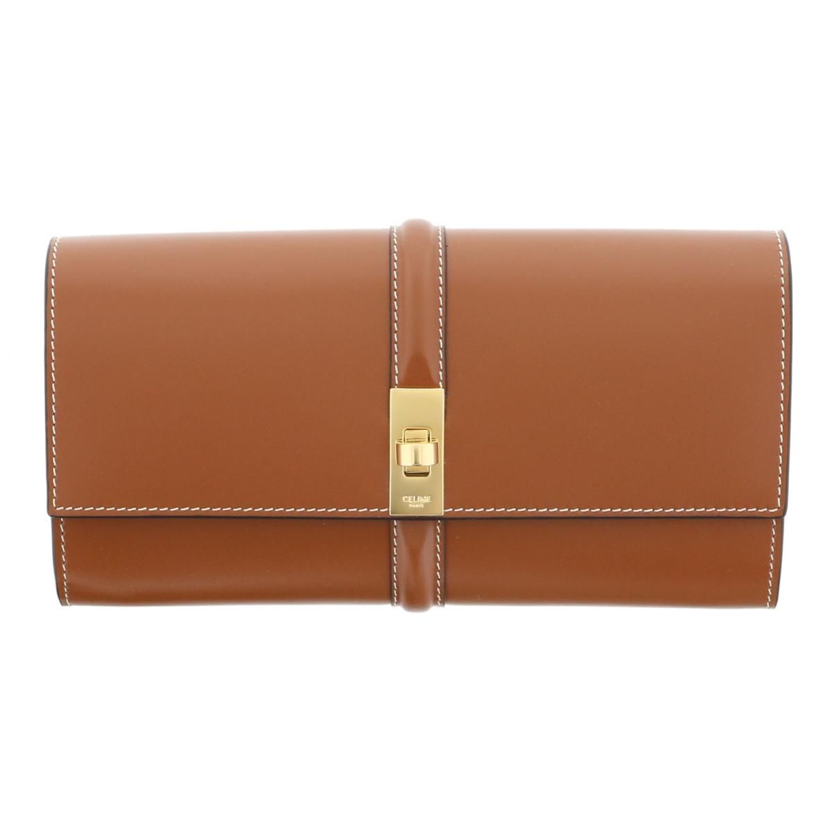 美品】 CELINE （セリーヌ） ﾗｰｼﾞｳｫﾚｯﾄ 16 セーズ 財布 長財布(小銭入 