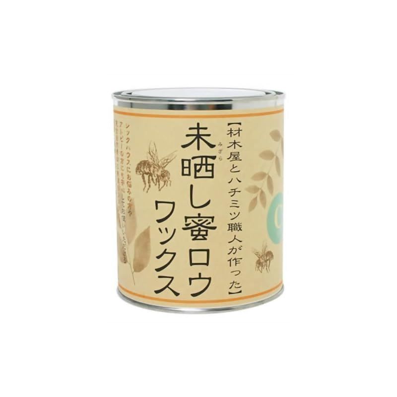 シックハウス対策に天然成分100％ワックス 未晒し蜜ロウワックス |Cタイプ 1L 1