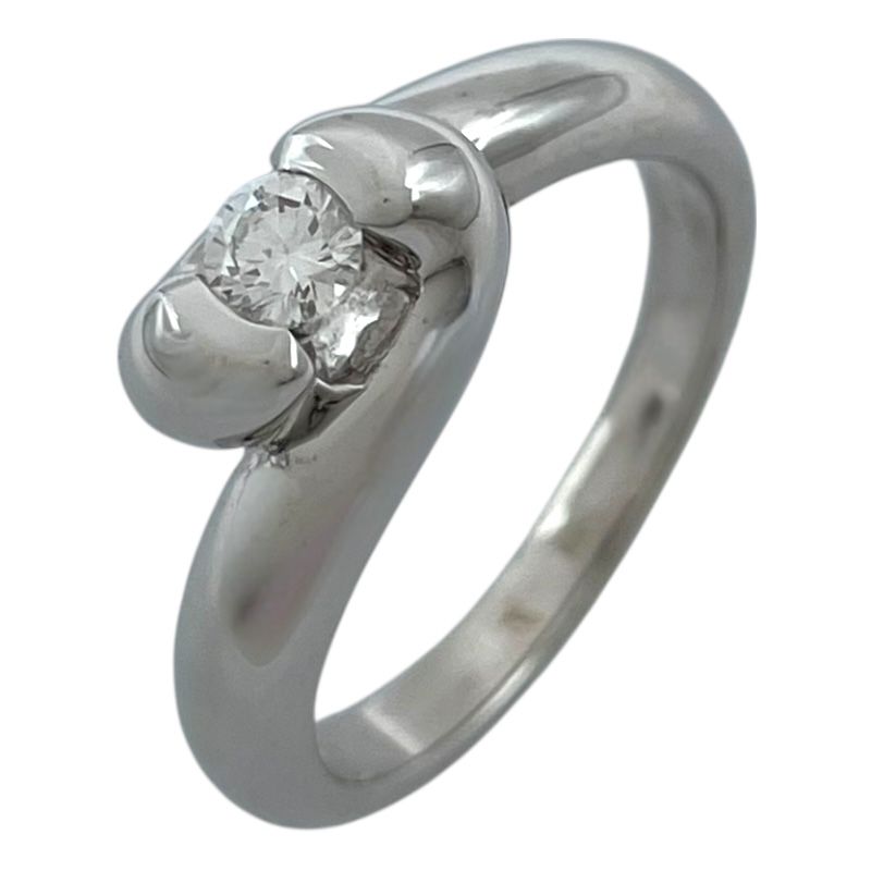 ショーメ CHAUMET ターバンリング ホワイトゴールド Au750 ダイヤモンド ジュエリー