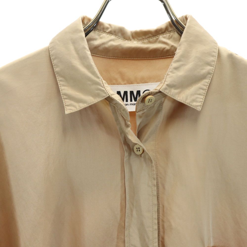 エムエムシックス メゾンマルタンマルジェラ イタリア製 長袖 シャツ 40 ベージュ MM6 Maison Martin Margiela マルジェラ レディース エムエムシックス メゾンマルタンマルジェラ イタリア製 長袖