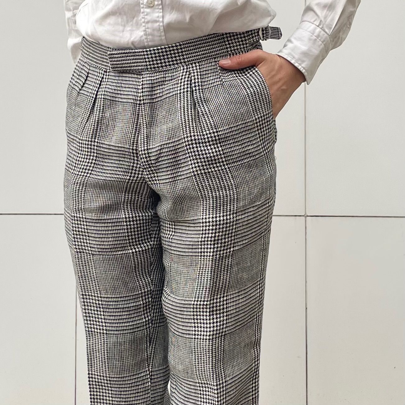良品】 BERNARD ZINS × BEAMS F 別注 / BZV3 2プリーツ リネン
