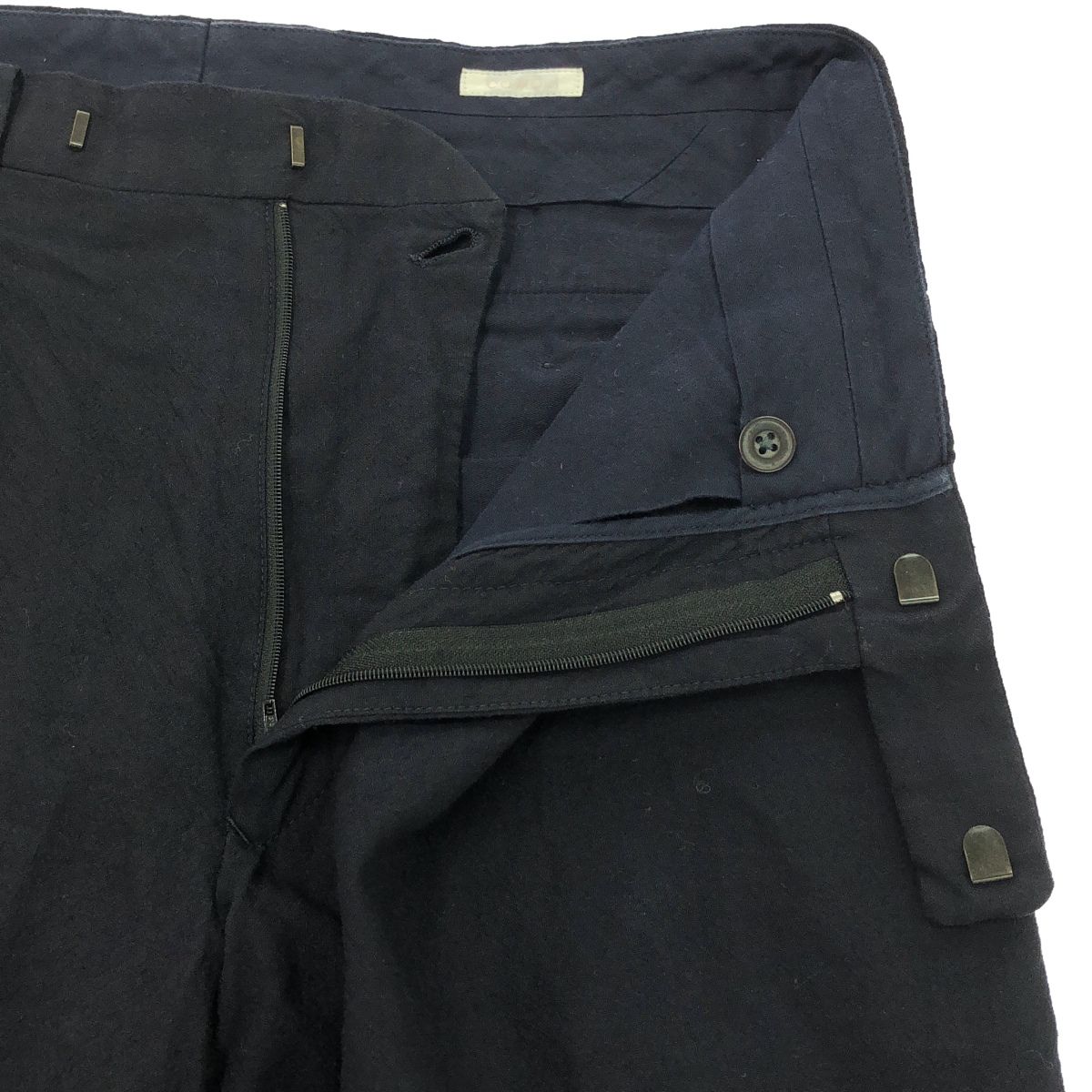 COMOLI | コモリ リネンウール - 2タックハンツ Navy 16SS ⁄ 通販 2 