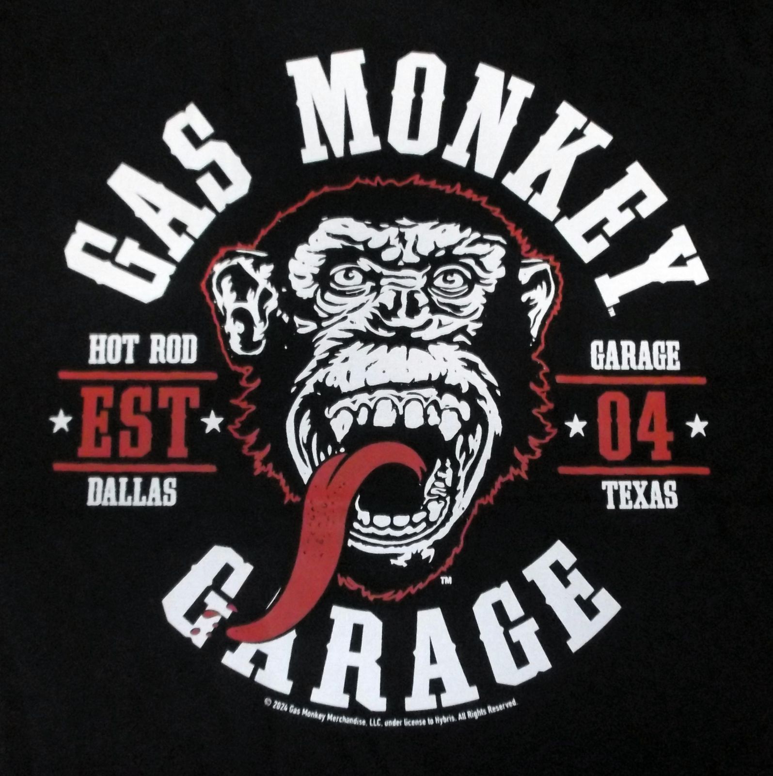 ガス モンキー ガレージ Tシャツ Gas Monkey Garage Round Seal 正規品 アメ車関連