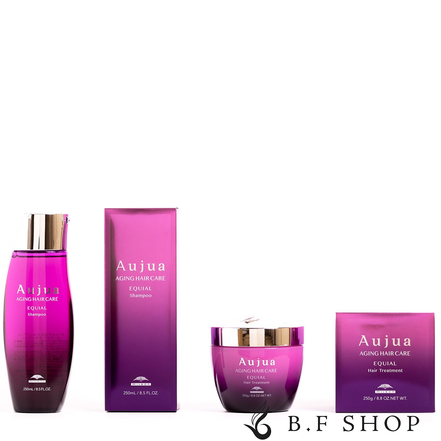 セット品 ミルボン オージュア エクイアル シャンプー ＆ ヘアトリートメント 250ml milbon aujua LSC