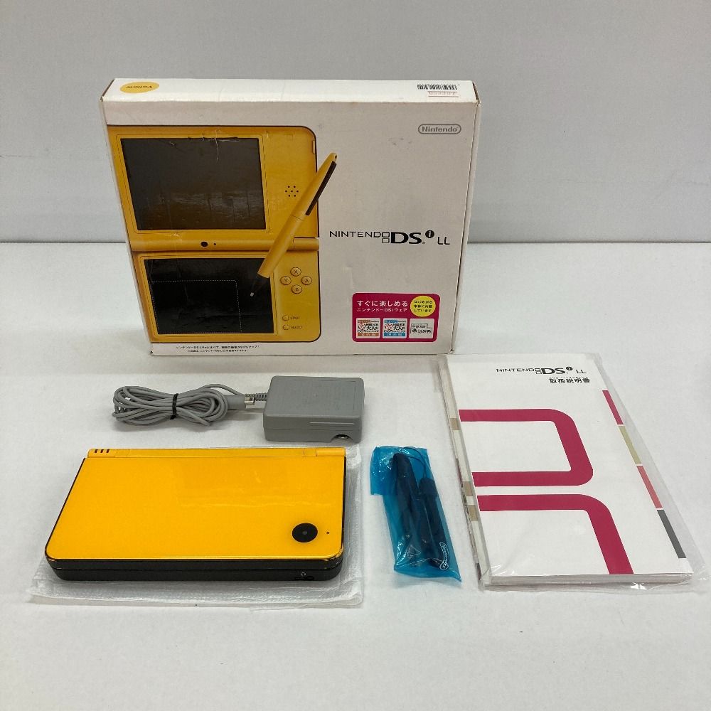 05w11255 DSiLL ニンテンドー DSiLL 本体 イエロー 箱傷みあり ＊動作 済み＊ ◎ ◎