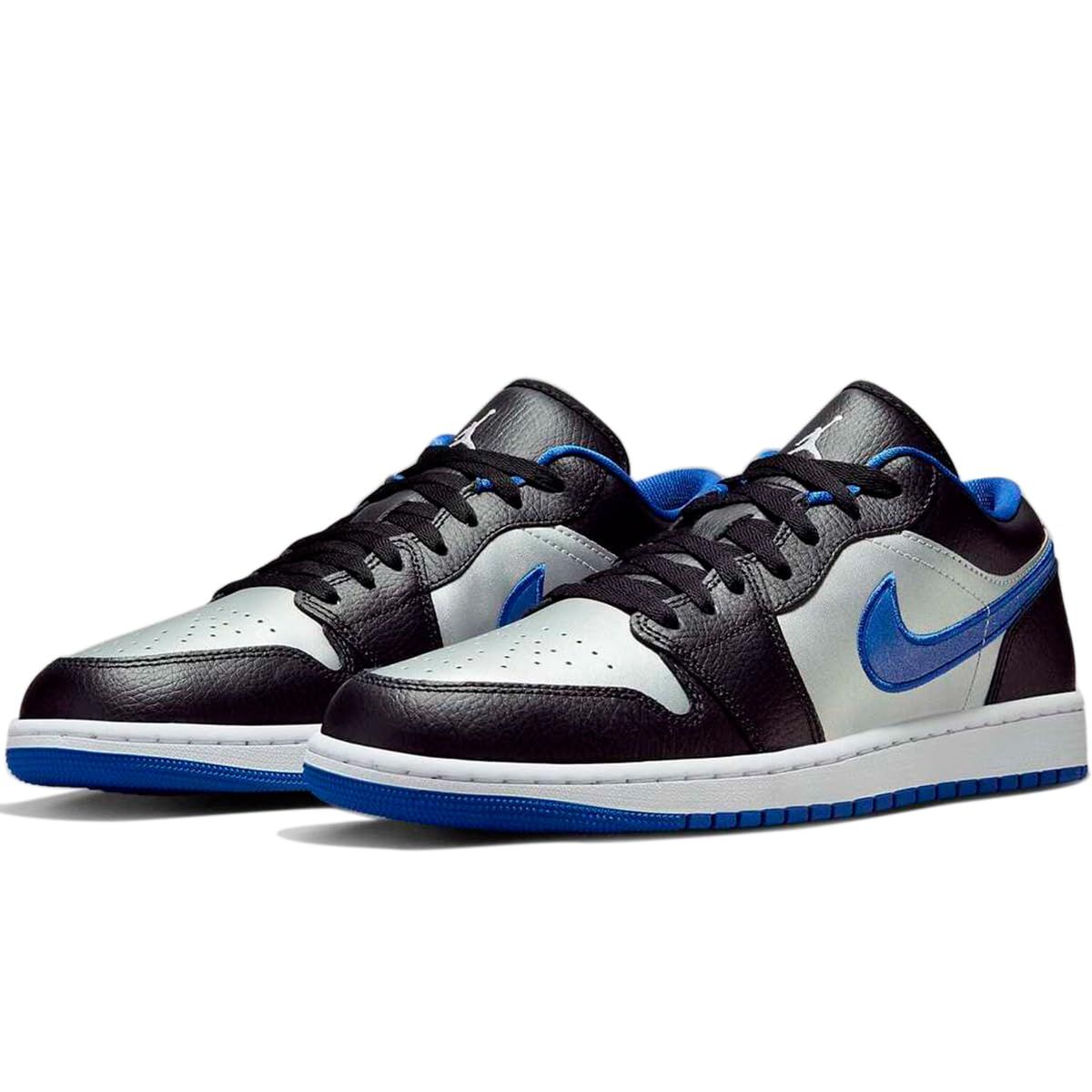ナイキ エア ジョーダン 1 ロー AIR JORDAN 1 LOW ブラック|ゲームロイヤル|メタリックプラチナム|ホワイト 553558-007 28.0cm ブラック|ゲームロイヤル|メタリックプラチナム|ホワイト 28.0 cm