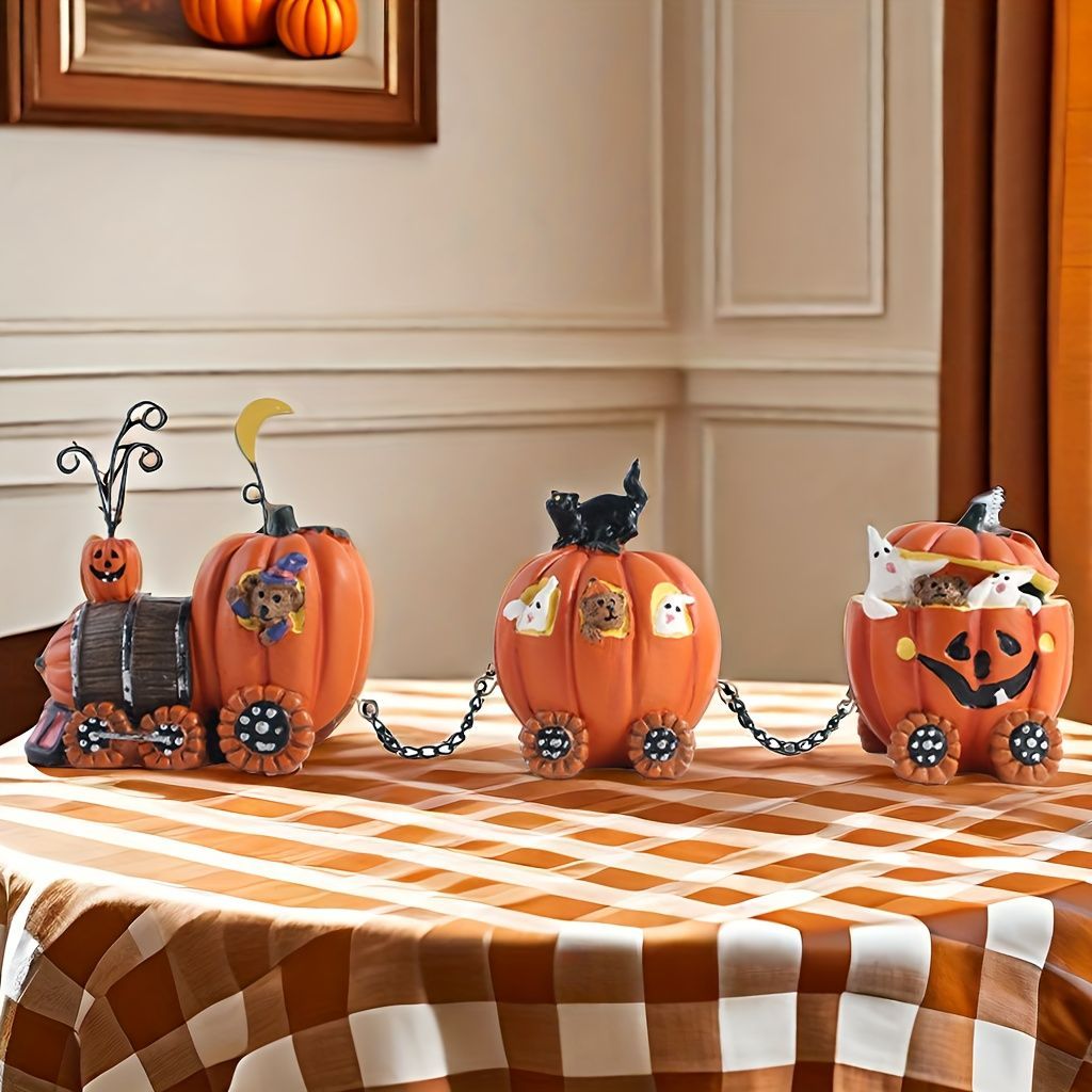 ハロウィン 装飾 カートデコ3個セット かぼちゃ パンプキン