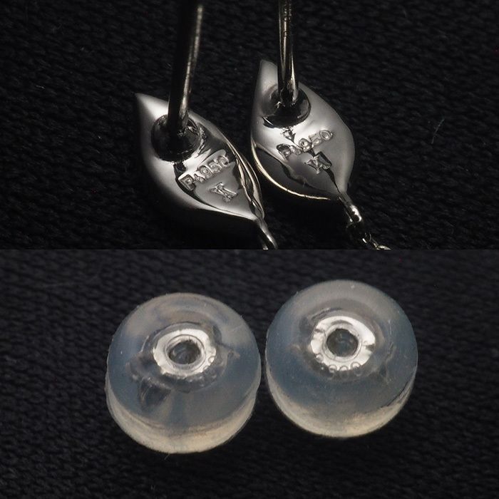 ヴァンドーム青山 VENDOME AOYAMA ダイヤモンド チェーン ピアス Pt950