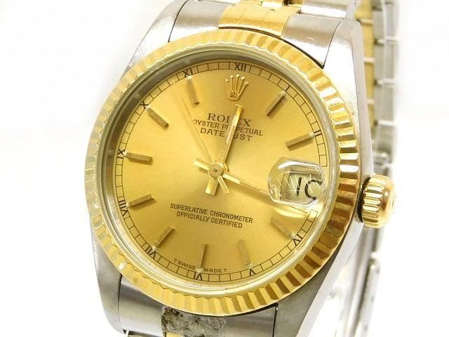 ロレックス ROLEX ボーイズ 68273 K18&SSコンビ ベルトコマ ロレックス / ROLEX デイトジャスト ボーイズ デイトジャスト YG
