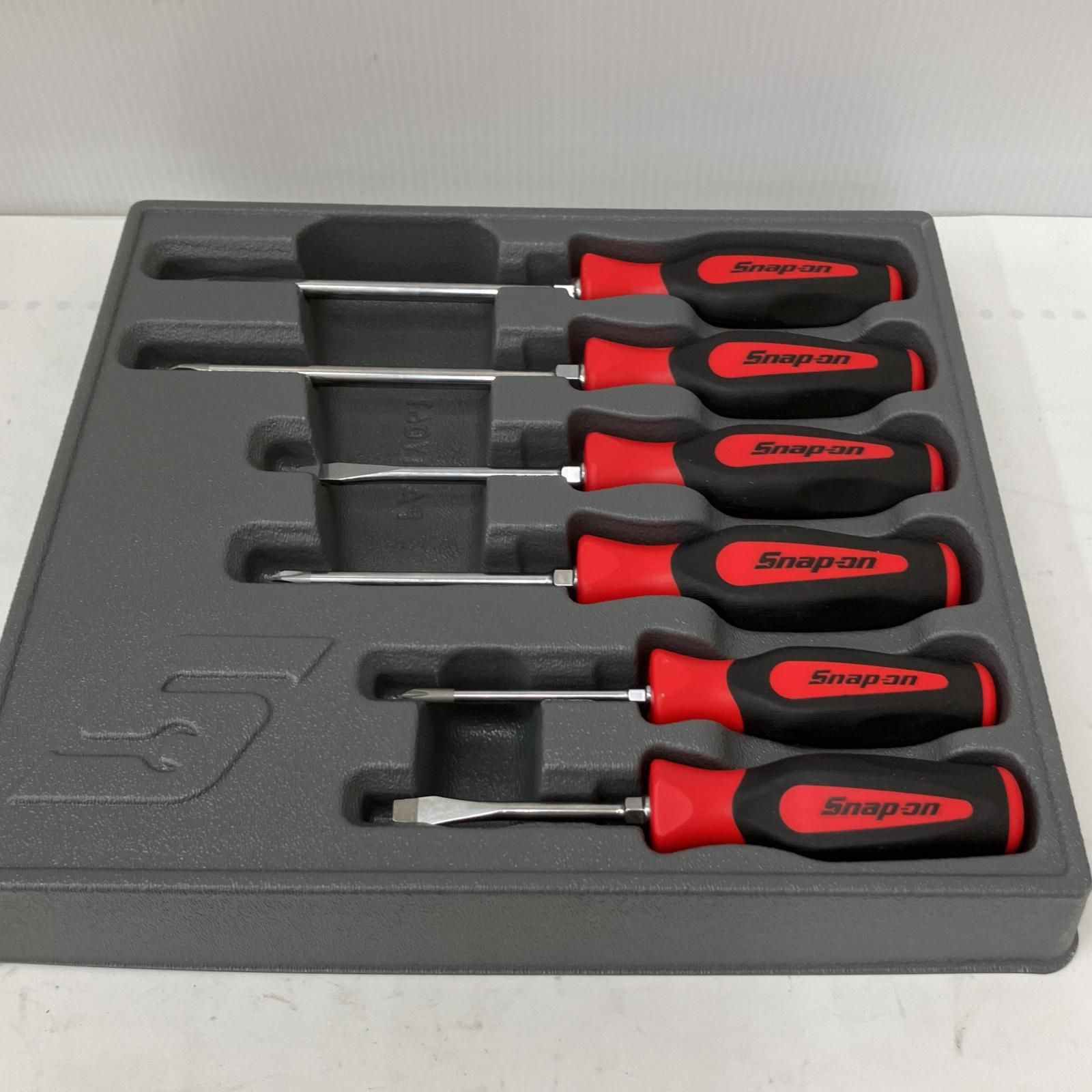 △△Snap-on スナップオン プラス マイナス ドライバー 6本セット PAKTY061