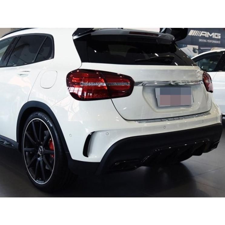 スポーティ全開♪ ベンツ カーボン ルック リアバンパー ガーニッシュ S205 C180 C200 C220d C250 C300 C350e C43 Cクラス ワゴン AMG スポーティ全開♪ カーボン ルック リア BMW カナード
